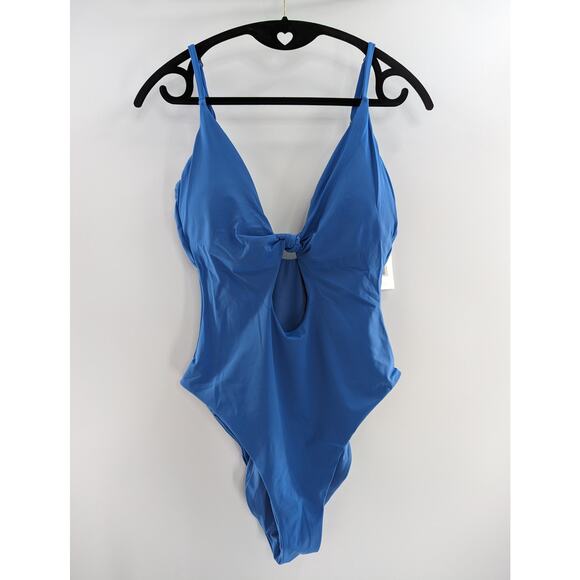 Andie Swim Blue One Piece Swimsuit The Santorini Size Medium - Picture 4 of 10
